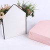 6pcs Envelope Flower Box, Stripes Printed Envelope Holder Box Folding