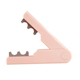 Rose Thorn Remover, Flower Stem Leaves Thorn Stripper Portable Florist Gardening Tool (Pink, One Size)