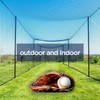 Baseball Backstop Nets for Practice, Black (10x20 ft) - Sport