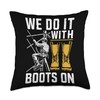 Cool Lineman Gear Electrical Worker Accessories Journeyman Throw Pillow