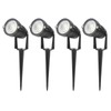 4PCS Waterproof Outdoor Spotlights LED Landscape Light DC12V for Driveway