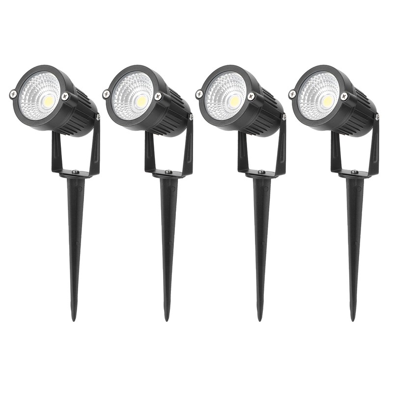 4PCS Waterproof Outdoor Spotlights LED Landscape Light DC12V for Driveway