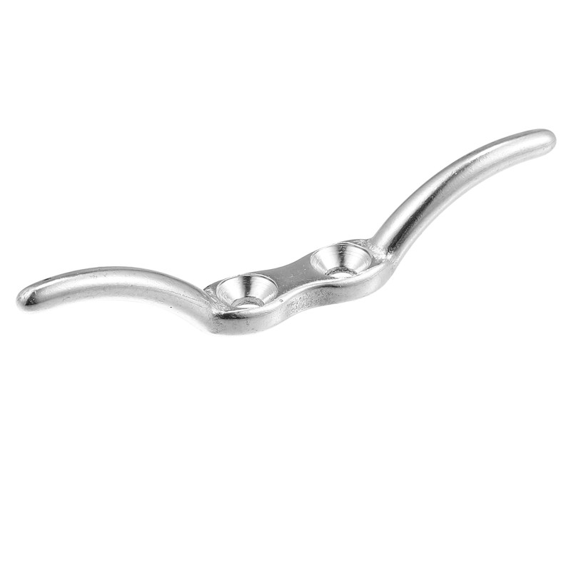 X AUTOHAUX 4Pcs 2-1/2 Inch Stainless Steel Flagpole Cleat Hook
