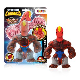 CRAZE Stretchy Legends Hammer Head - Elastic Action Figures for Children, Stretchy Superhero Figures to Collect with Slime Filling