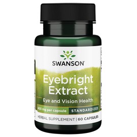 Swanson Eyebright Extract 400 Milligrams 60 Capsules