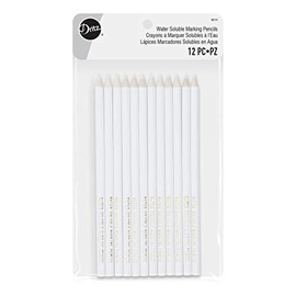 Dritz Pencils White Marking, 12 Pack (BLK173)