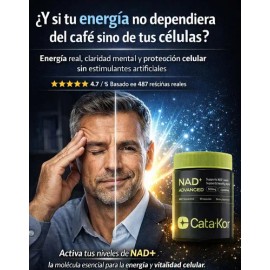 Suplemento NAD LipoNAD 250mg 60 Cápsulas Absorción Alta Energía Celular                                                                               