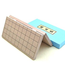 Shogi Board, Portable and Convenient Moderate Thickness, Shinkura (Shin Wig), No. 6 Folding Shogi Board (Agatis Wood)