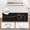 JALL 16.2" Large Digital Wall Clock with Seconds, Bluetooth Sync,