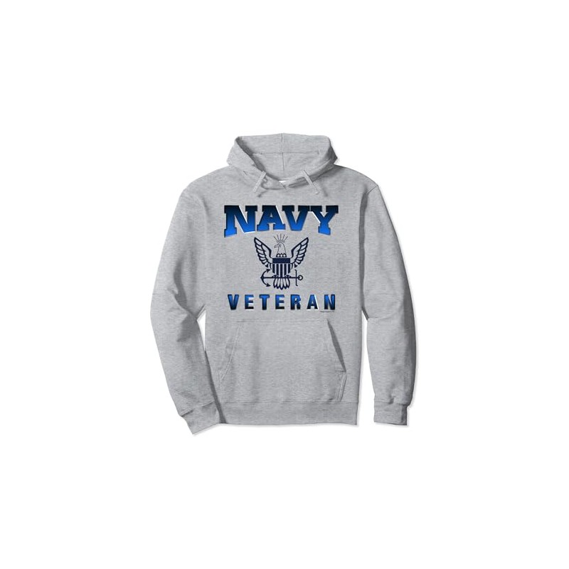 NAVY VETERAN USN LOGO Pullover Hoodie
