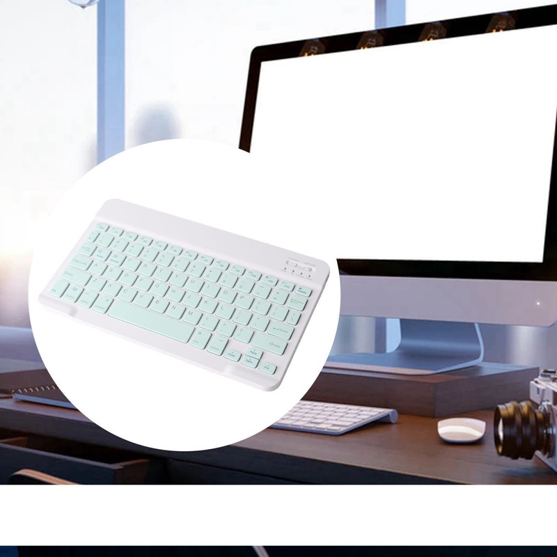 Mini Wireless Keyboard 10 Inch Ultrathin Comfortable Accurate Typing Scissor