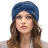 VIVISENCE Women's Winter Headband Made of Soft Fluffy Yarn with