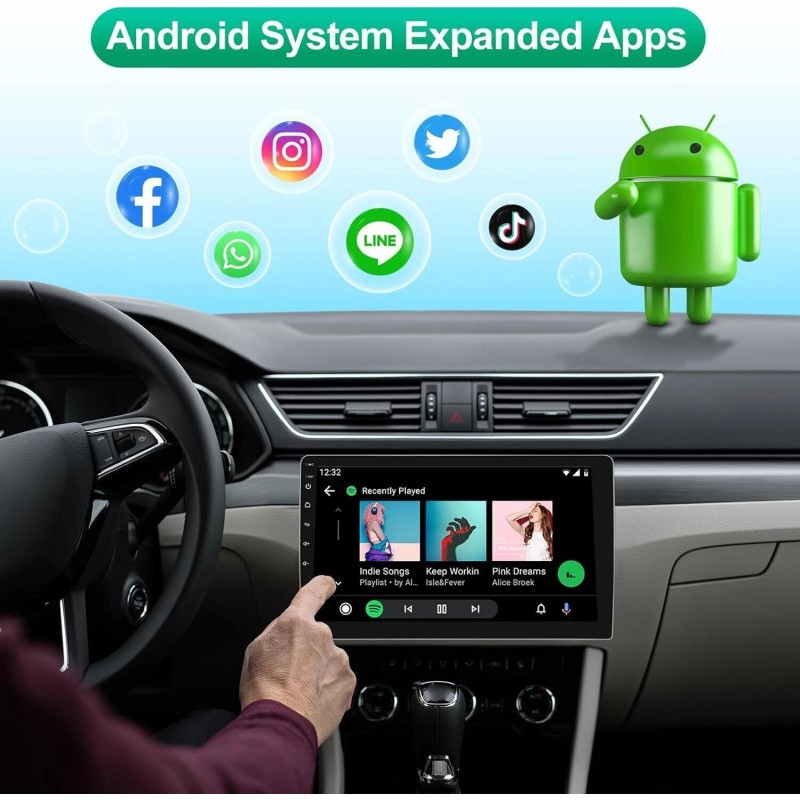 For Mazda CX-9 2007-2015 Carplay Android 13 Stereo Radio 64GB