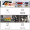 UMEIED 12 PACK Glass Food Storage Containers with Leak Proof