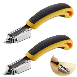 2PCS Staple Removers Heavy Duty Staple Remover Tool Strength Staple Puller Removing for Furniture Floor Wooden Case Carton Photo Frame Carpet Staple (2, 15cm)