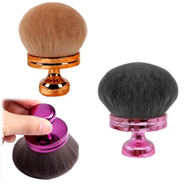 Asphodelia 2PCS Large Self Tanning Brush,Bronzer Body Brush Makeup Kabuki Self Tanner Brush for Powder, Blusher Foundation Sunscreen Foundation Back Leg Arm Face Body