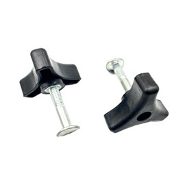 URIMPAVIDO 2PCS Lawn Mower Handle Knob Triangle Handle Knob Nut Screw Bolt Fit for Lawn Machine Lawn Mower Accessories Handle Bolts