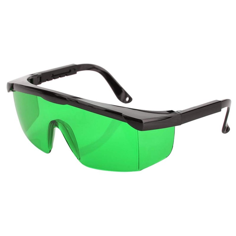 Laser Levelling Glasses for Increasing Visibility of Laser Lines (Green