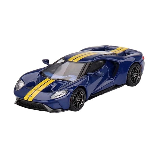 MINI GT 1/64 Ford GT Sconco Blue (Left Handle) Assembled