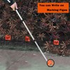 Zozen Measuring Wheel with 20pc Marking Flags, Scalable to Length
