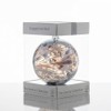 Sienna Glass Engagement Friendship Ball – 10cm Handcrafted Silver Glass