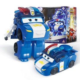 Super Wings Transformable Toys, 5 in Lucie Airplane Transforming Figures Toys, 2 in 1 Mode Rescue Bots Action Figure for 3-5 Year Old Boys Girls, Fun Plane Toy for Toddlers Kids Age 3 4 5 6 7