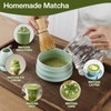 Zanfqvo Matcha Whisk with 100 Bristles - Natural Bamboo Matcha