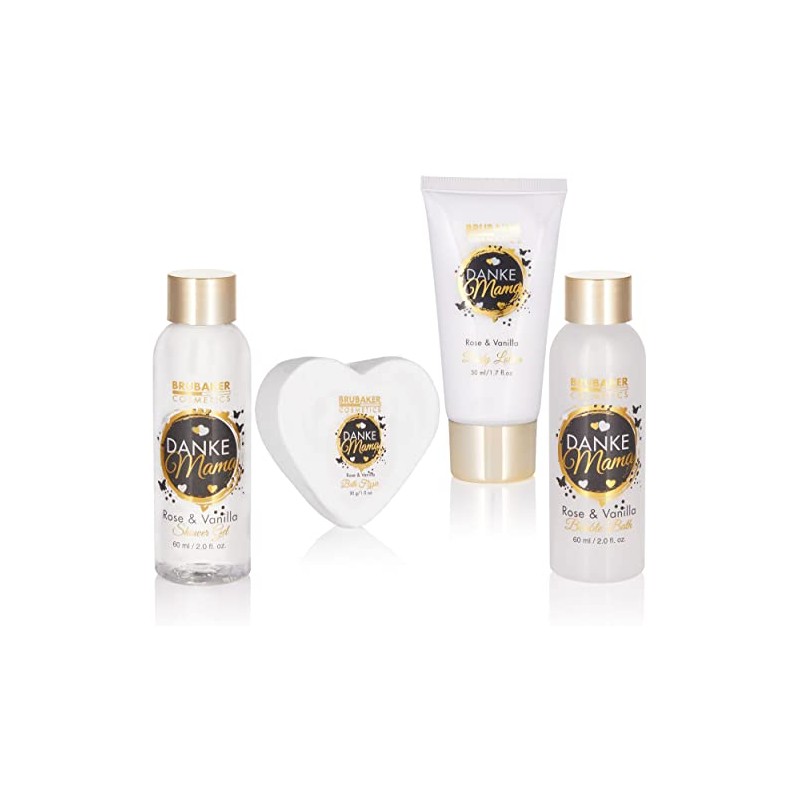 BRUBAKER Cosmetics - Danke Mama - 5-teiliges Dusch- und Badeset
