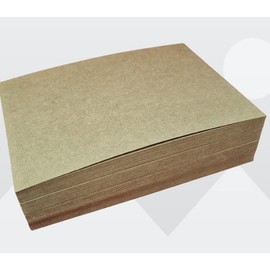 A6 225gsm Brown Kraft Card, Postcard Blanks, DIY Wedding Invitations, Note Card Blanks (100 Pieces)