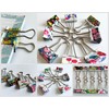 25mm Assorted Flower Design Metal Binder Foldback Clips Bulldog/Paper Clips/Binder