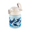 Stainless Steel Water Bottle, 400 ml, Children's Shark Design