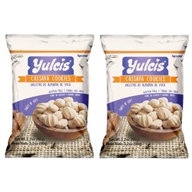 Yulcis - Cassava Biscuits | Sequilhos | Crunchy Texture, Balanced Sweet Taste, Gluten-free And Trans Fat Free | Sweet Baked Biscuits Made Of Yucca, Product From Ecuador | 2 pack