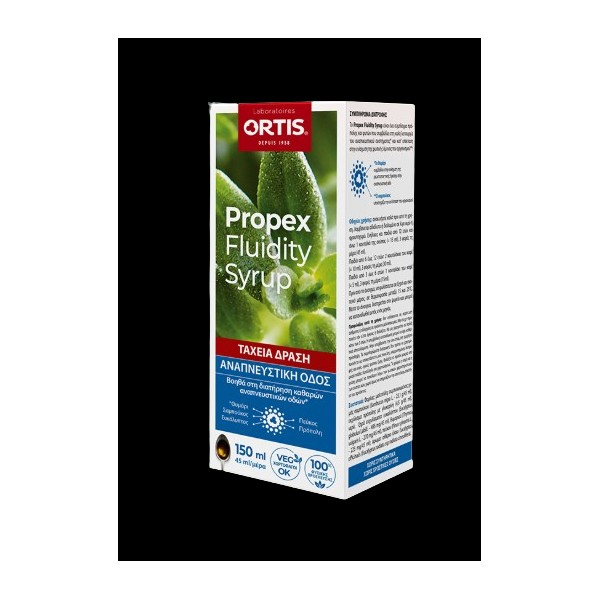 Ortis Propex Fluidity Syrup Food Supplement for Respiratory 150ml