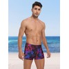 K898 Men's Square Leg Swimming Jammer Shorts UPF50+,Men Swimsuit Swim