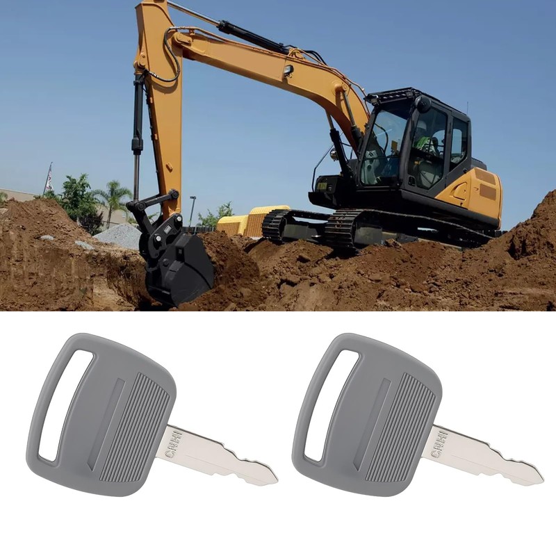 Briny River 5pcs Excavator Ignition Key Replacement Part CNH1 Compatible