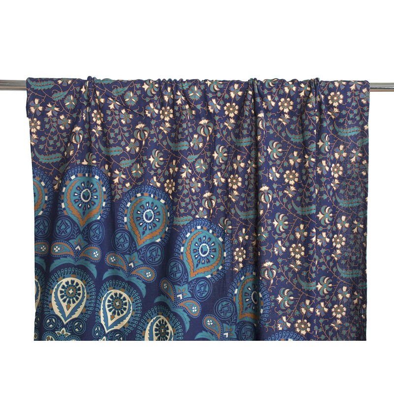 Popular Handicrafts Indian Hippie Bohemian Style Beautiful Peacock Mandala Printed