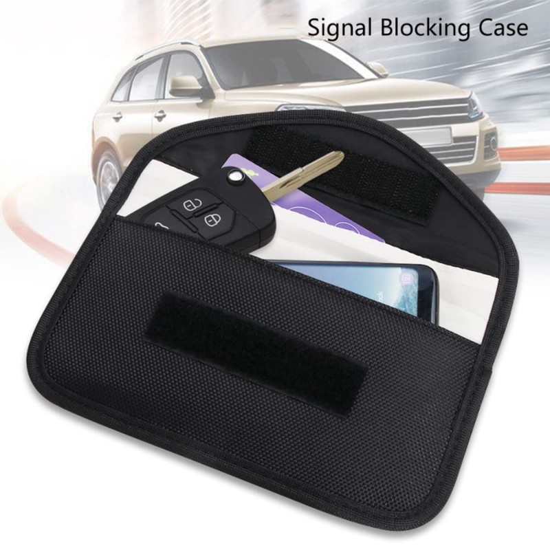 RFID Pink Signal Blocking Case Credit Card Sleeves Keyless Go