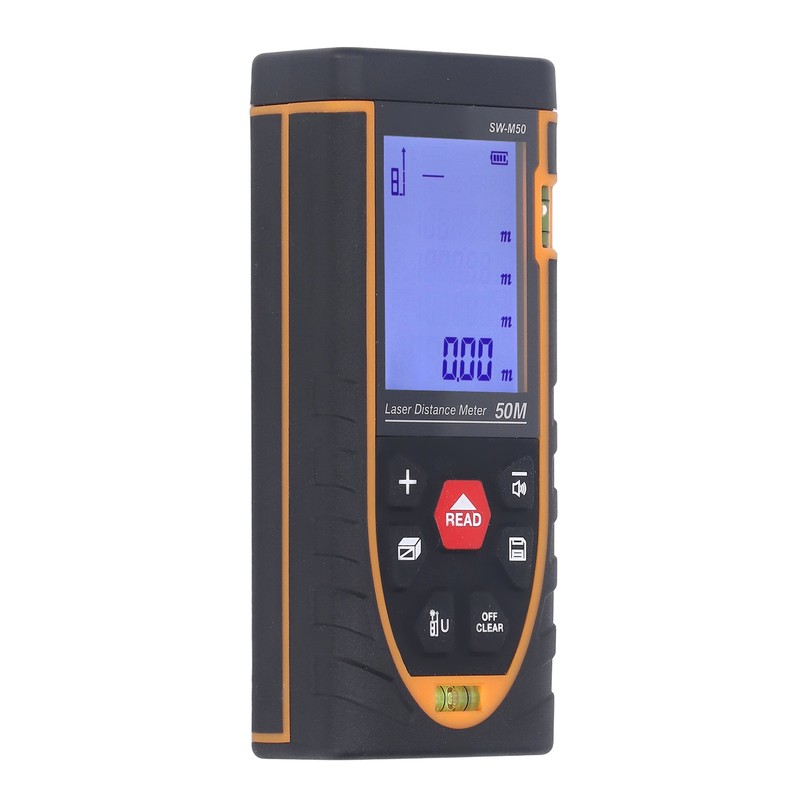 Infrared Laser Distance Meter Finder Large Backlit Screen High Accuracy