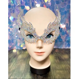 Masquerade Princess Rhinestone Venetian Mardi Gras Party Evening Prom Masquerade Mask Gift