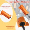 4Pcs 50W 6Ohm Load Resistors, Load Resistors LED Turn Signal,
