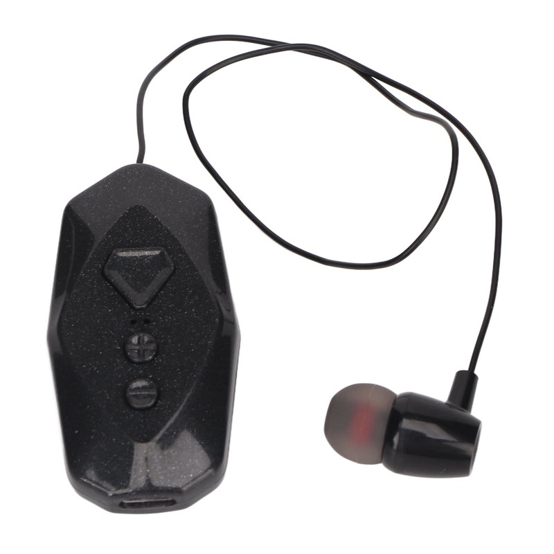 Clip On Wireless Earpiece Single Ear Long Battery Life Power