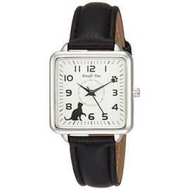 Arias WW20025A Women's Analog Wristwatch, Waterproof, Leather Strap, Black