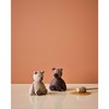 Lucie Kaas Skjode TE01OAS Wooden Teddy Bear 9 cm Oak