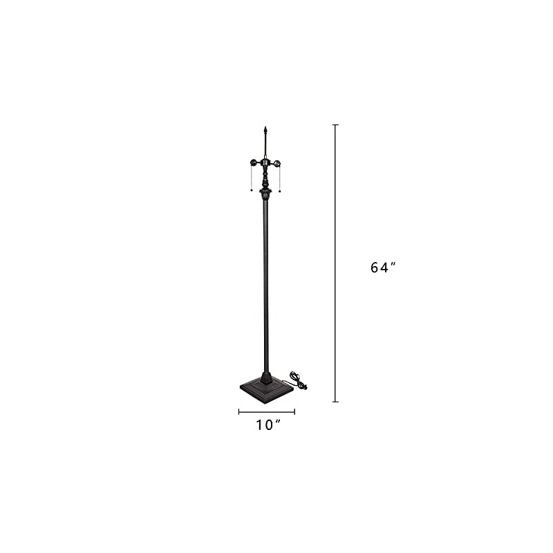 Capulina Tiffany Floor Lamp Base Only Replacement for 16-24 Inch