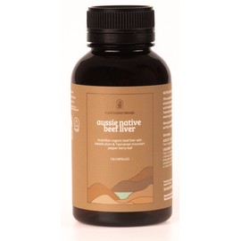 Bush Tucker Blends Aussie Native Beef Liver 120 capsules