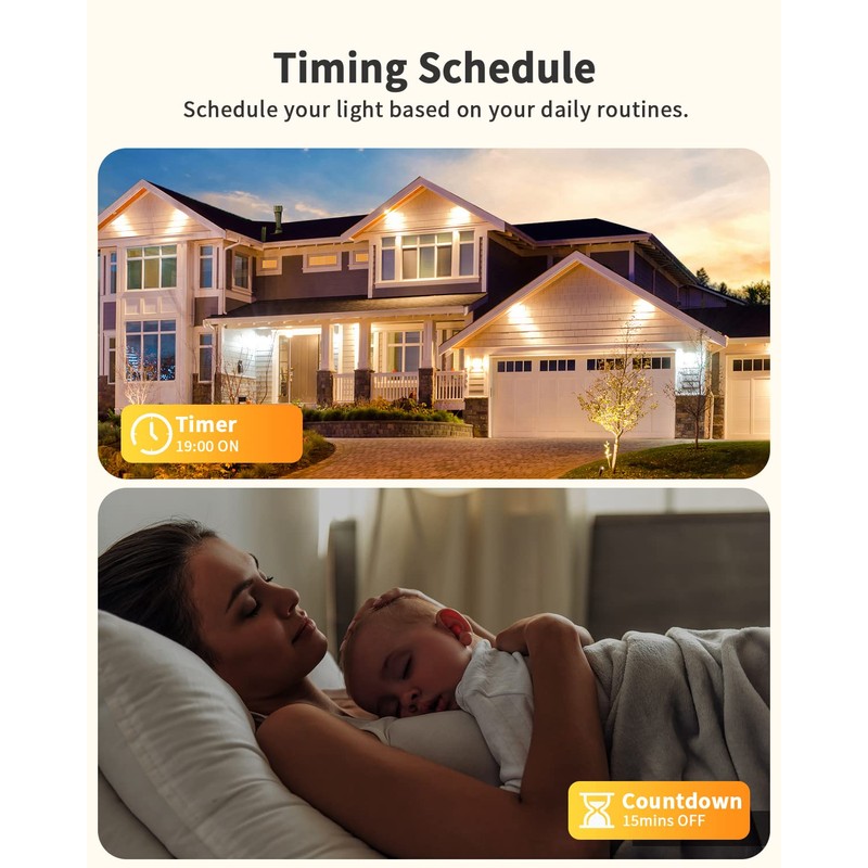 HAPYTHDA Smart Plug with Remote, 2.4GHz Wi-Fi & RF433 Wireless