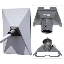 EEZ RV Products Pipe Adapter for Starlink Gen 3 Standard Dish, Starlink V3 Pole Adaptor Fits up to 2.0" Pole