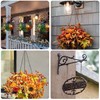 Adjustable Hanging Chain with Hooks, 21 Inch, Black - 10