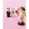 Dylayos Wedding Cat Figurines Set - Bride and Groom Kitty,