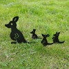4pcs Iron Art Animal Decoration Ingenious Multi Purpose Kangaroo Plugin